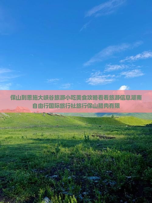 保山到恩施大峡谷旅游小吃美食攻略看看旅游信息湖南自由行国际旅行社旅行保山腊肉有限