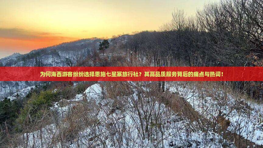 为何海西游客纷纷选择恩施七星寨旅行社？其高品质服务背后的痛点与热词！