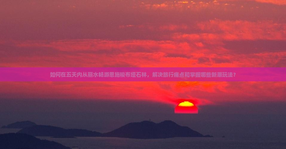 如何在五天内从丽水畅游恩施梭布垭石林，解决旅行痛点和掌握哪些新潮玩法？