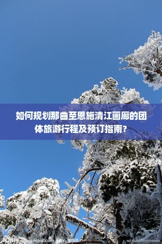 如何规划那曲至恩施清江画廊的团体旅游行程及预订指南？