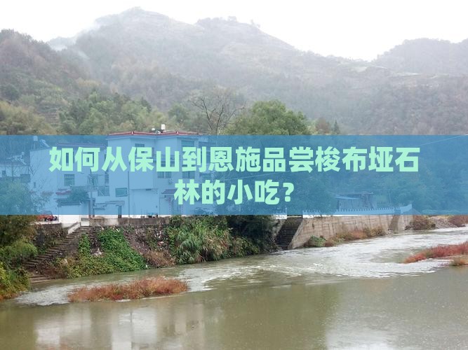 如何从保山到恩施品尝梭布垭石林的小吃？