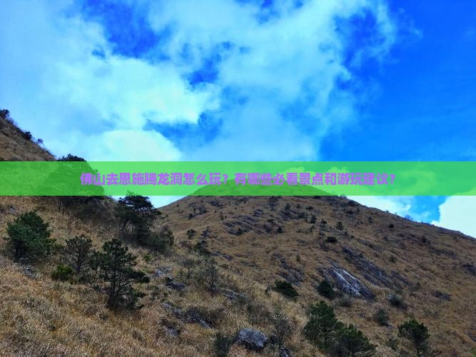 佛山去恩施腾龙洞怎么玩？有哪些必看景点和游玩建议？