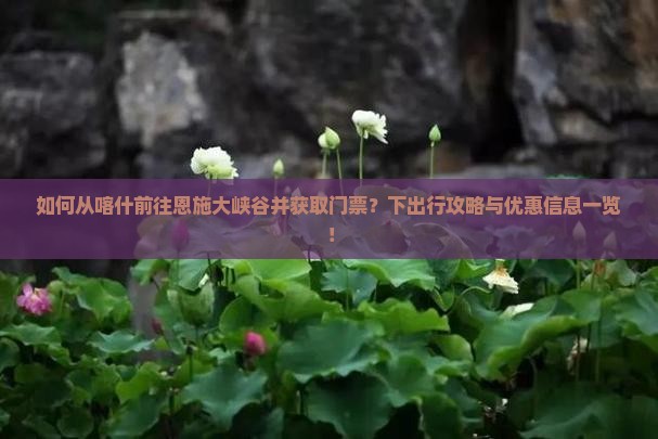 如何从喀什前往恩施大峡谷并获取门票？下出行攻略与优惠信息一览！