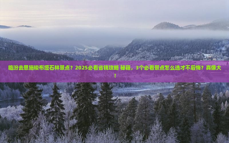 临汾去恩施梭布垭石林景点