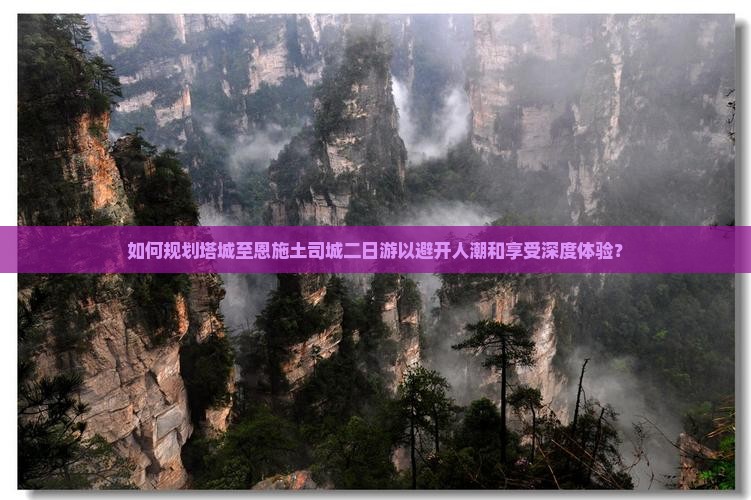 如何规划塔城至恩施土司城二日游以避开人潮和享受深度体验？