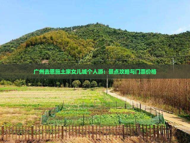 广州去恩施土家女儿城个人游：景点攻略与门票价格