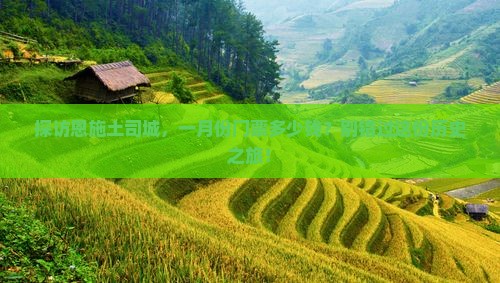 探访恩施土司城，一月份门票多少钱？别错过这份历史之旅！