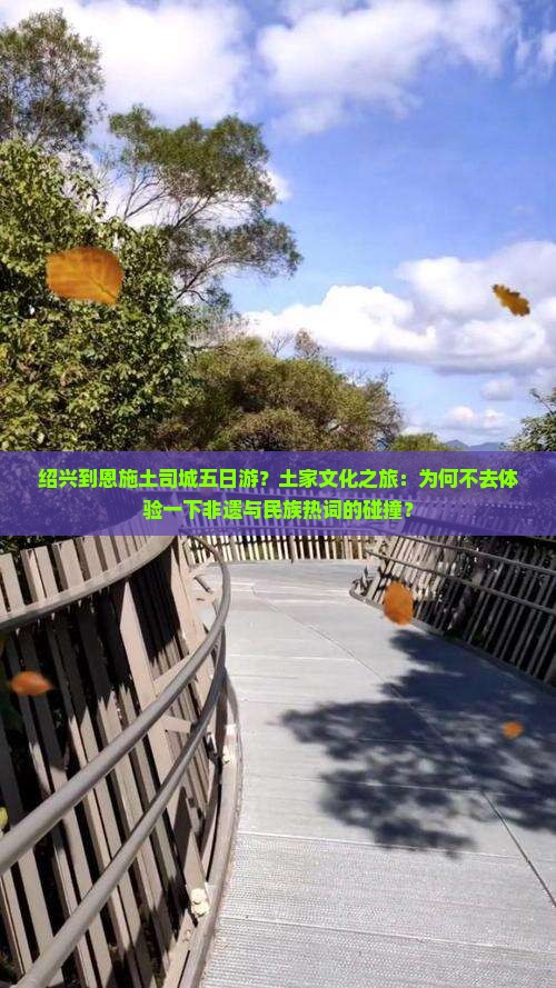 绍兴到恩施土司城五日游？土家文化之旅：为何不去体验一下非遗与民族热词的碰撞？