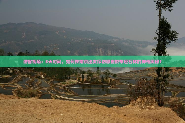 游客视角：5天时间，如何在南京出发探访恩施梭布垭石林的神奇奥秘？