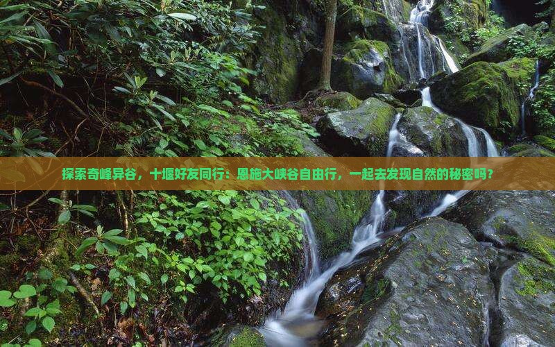 探索奇峰异谷，十堰好友同行：恩施大峡谷自由行，一起去发现自然的秘密吗？
