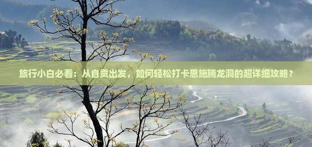旅行小白必看：从自贡出发，如何轻松打卡恩施腾龙洞的超详细攻略？