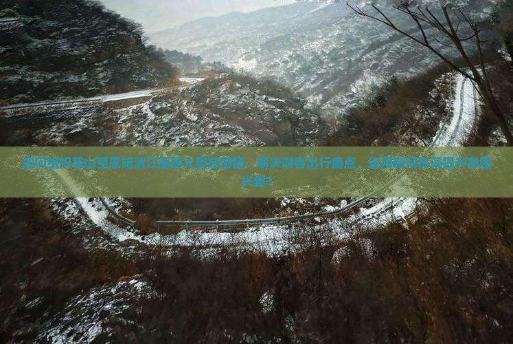 如何组织鞍山至恩施清江画廊大型旅游团，解决游客出行痛点，运用新词热词提升参团兴趣？