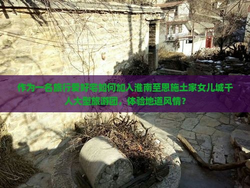 作为一名旅行爱好宅如何加入淮南至恩施土家女儿城千人大型旅游团，体验地道风情？