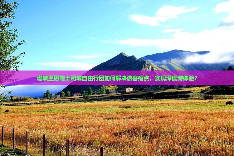 塔城至恩施土司城自由行团如何解决游客痛点，实现深度游体验？