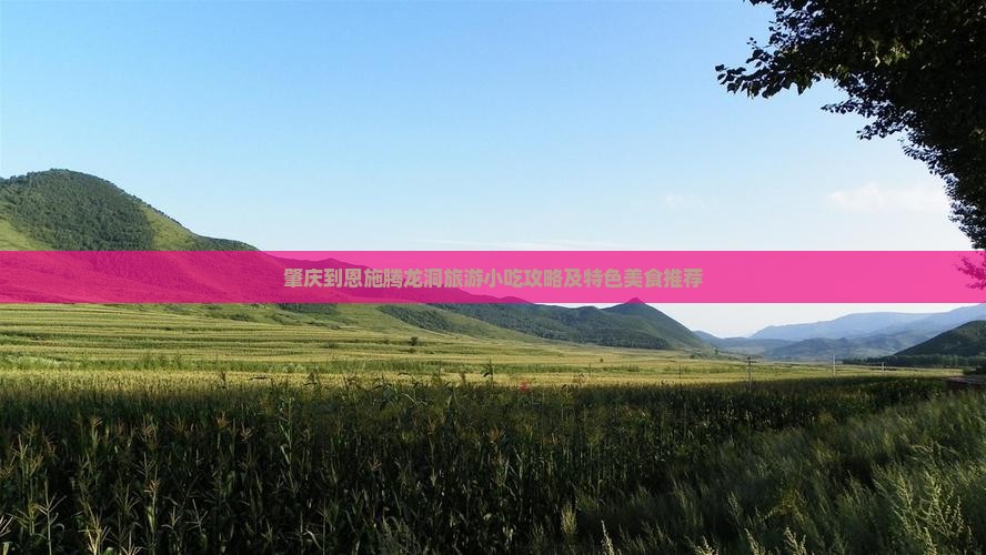 肇庆到恩施腾龙洞旅游小吃攻略及特色美食推荐