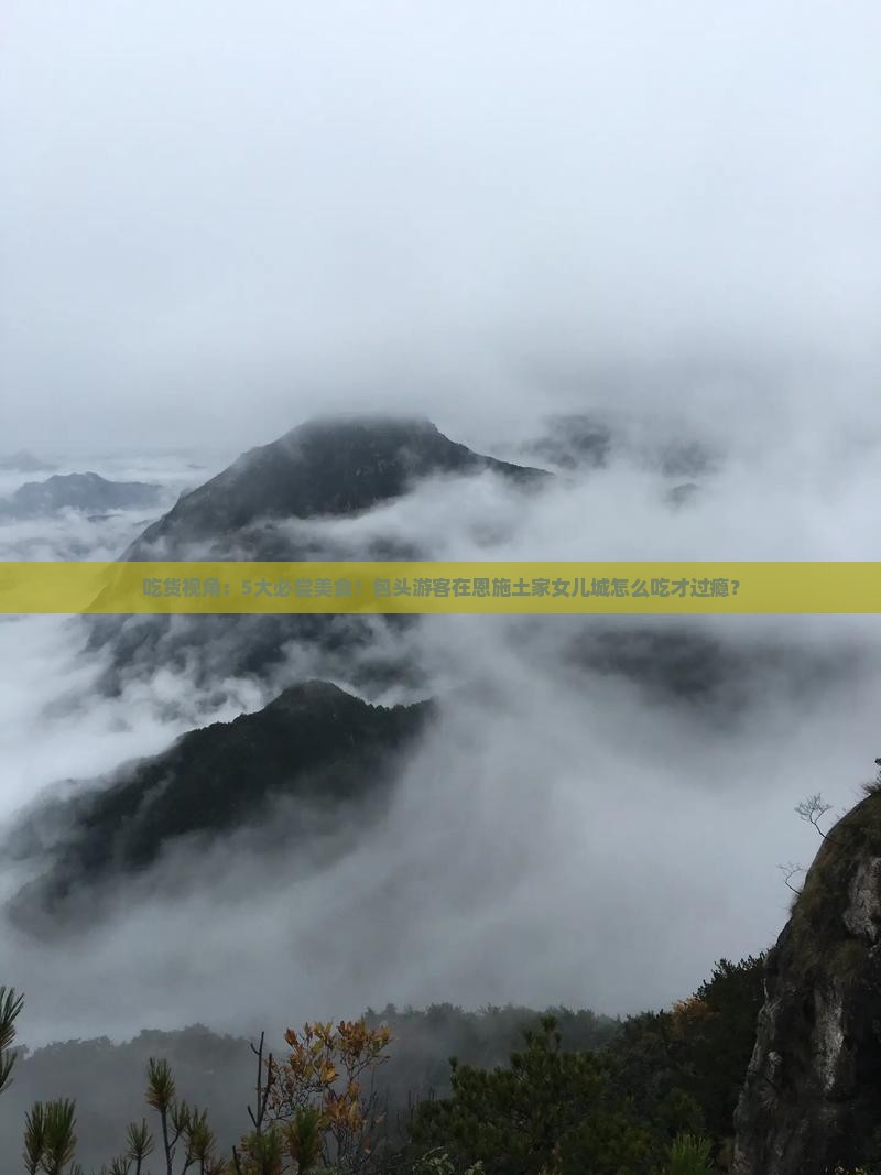 吃货视角：5大必尝美食！包头游客在恩施土家女儿城怎么吃才过瘾？
