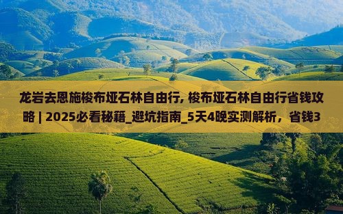 龙岩去恩施梭布垭石林自由行