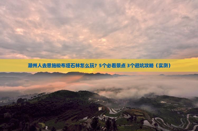 潮州去恩施梭布垭石林团体旅游