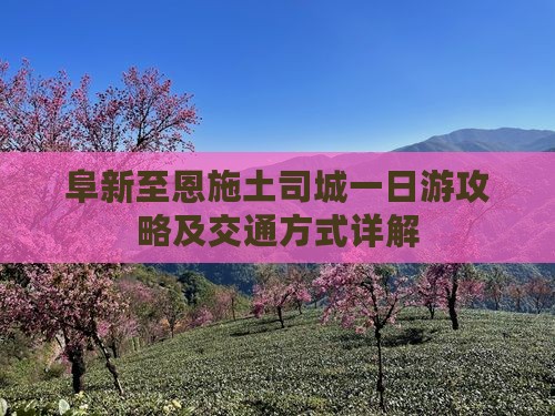 阜新至恩施土司城一日游攻略及交通方式详解