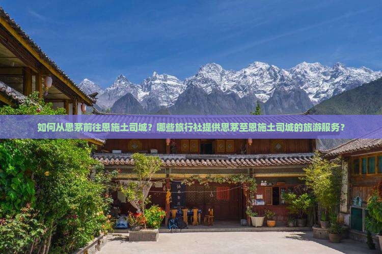 如何从思茅前往恩施土司城？哪些旅行社提供思茅至恩施土司城的旅游服务？