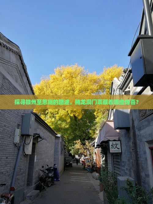 探寻赣州至恩施的路途，腾龙洞门票藏着哪些惊喜？