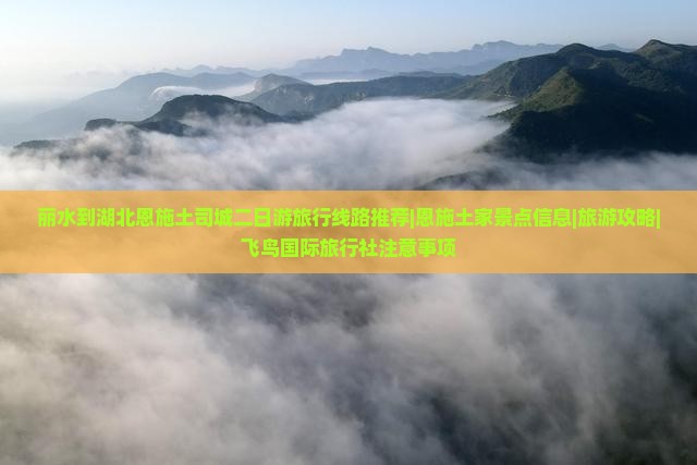 丽水到湖北恩施土司城二日游旅行线路推荐|恩施土家景点信息|旅游攻略|飞鸟国际旅行社注意事项
