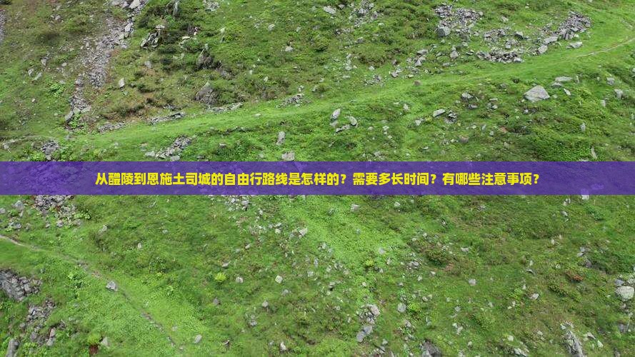 从醴陵到恩施土司城的自由行路线是怎样的？需要多长时间？有哪些注意事项？