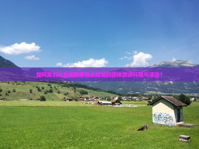如何策划从武威到恩施土司城的团体旅游行程与活动？