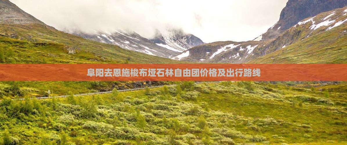 阜阳去恩施梭布垭石林自由团
