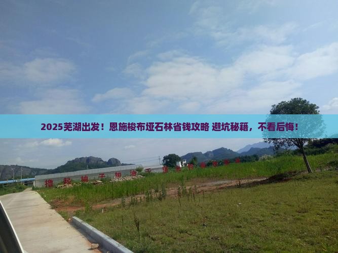 芜湖去恩施梭布垭石林攻略