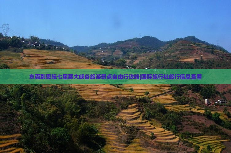 东莞到恩施七星寨大峡谷旅游景点自由行攻略|国际旅行社旅行信息查看