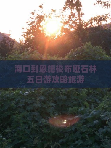 海口到恩施梭布垭石林五日游