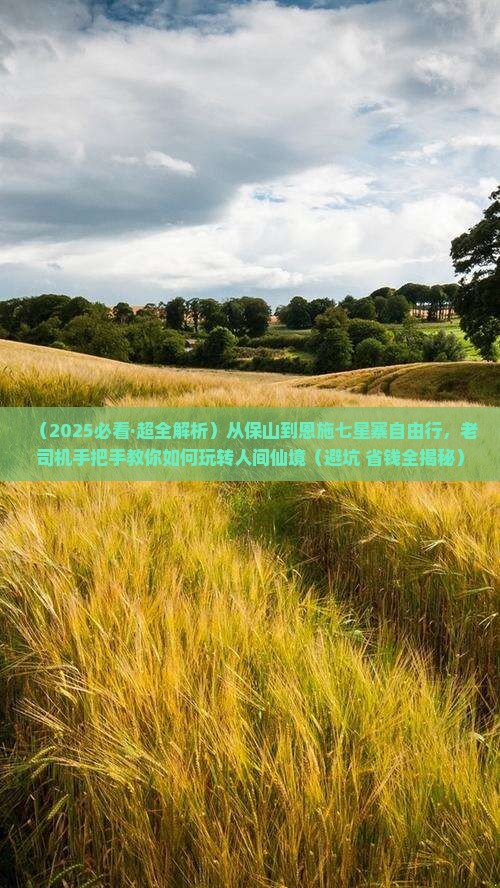 保山去恩施七星寨自由行