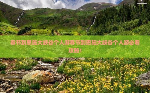 春节到恩施大峡谷个人游