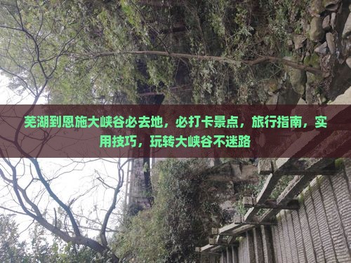 芜湖到恩施大峡谷必去地