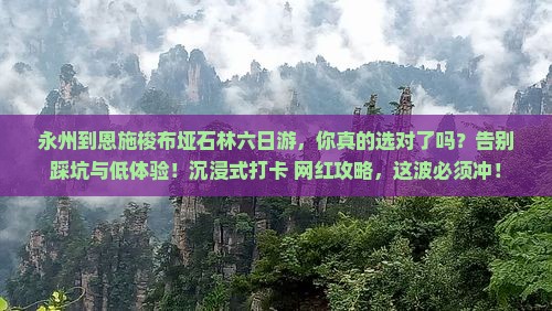 永州到恩施梭布垭石林六日游