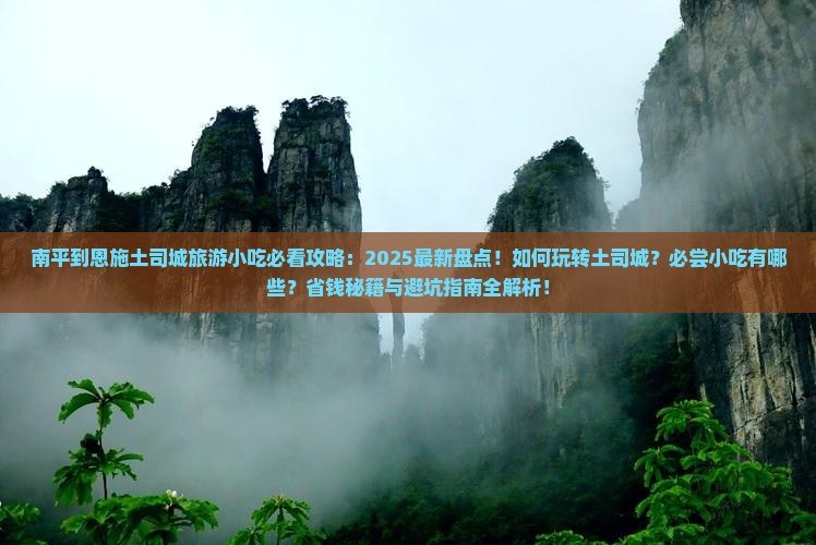 南平到恩施土司城旅游小吃