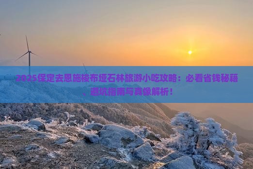 保定去恩施梭布垭石林旅游小吃