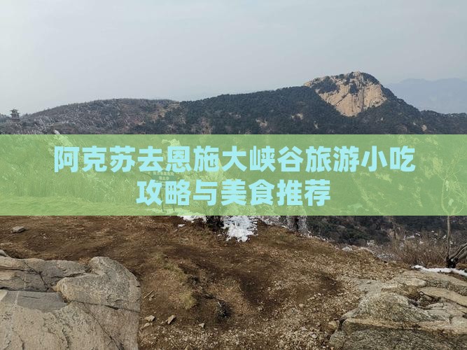 阿克苏去恩施大峡谷旅游小吃