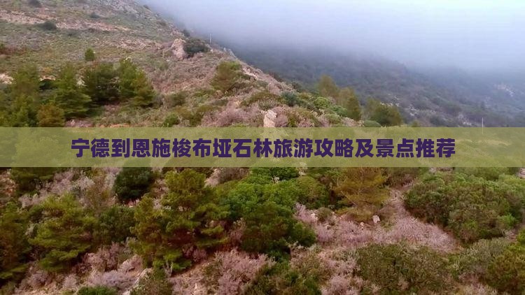 宁德去恩施梭布垭石林哪里玩