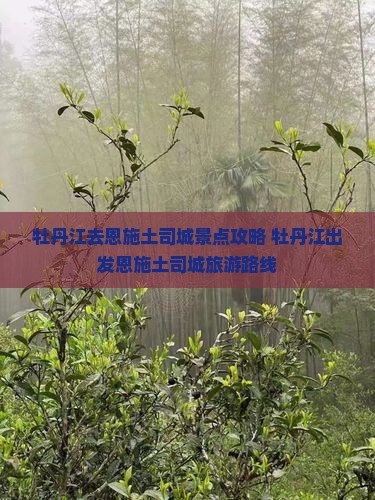牡丹江去恩施土司城景点