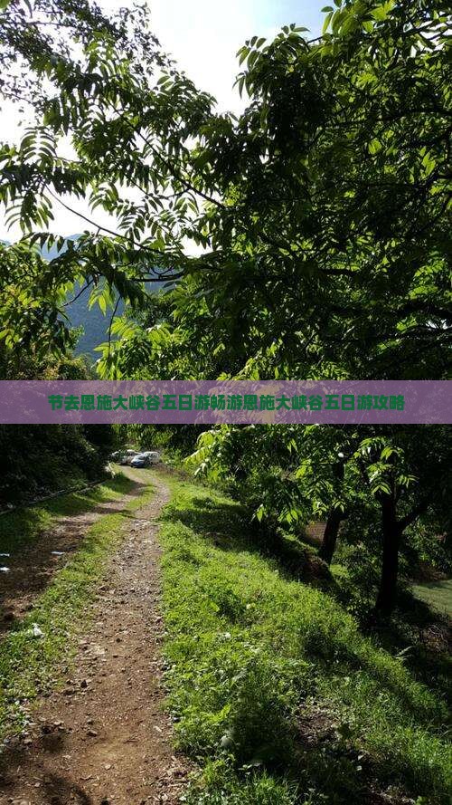 中秋节去恩施大峡谷五日游