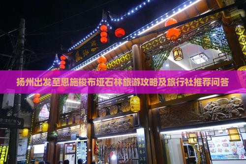 扬州到恩施梭布垭石林旅行社