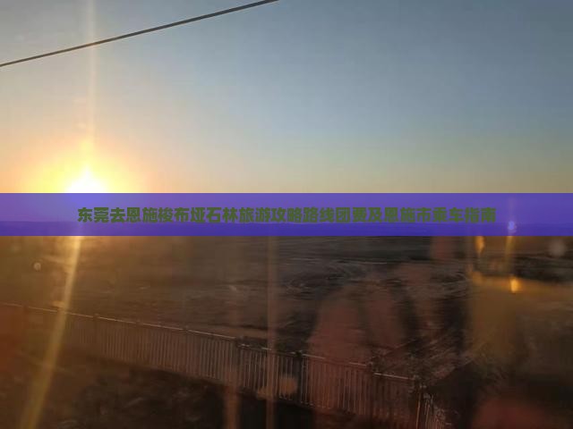 东莞去恩施梭布垭石林旅游