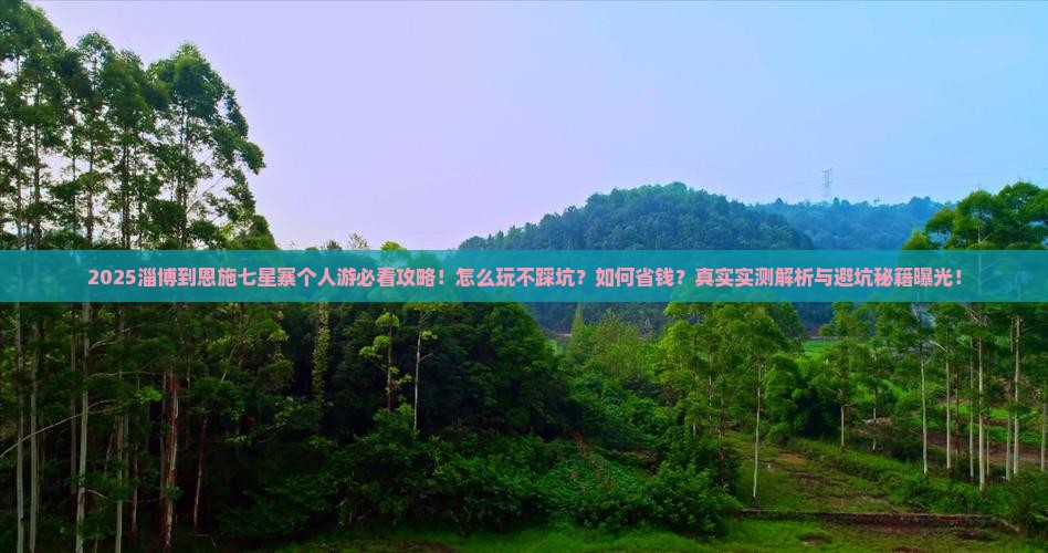 淄博到恩施七星寨个人游