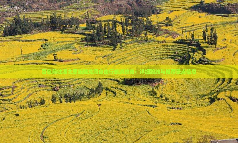 百色前往湖北恩施腾龙洞自由行旅游攻略：详细路线与推荐景点信息