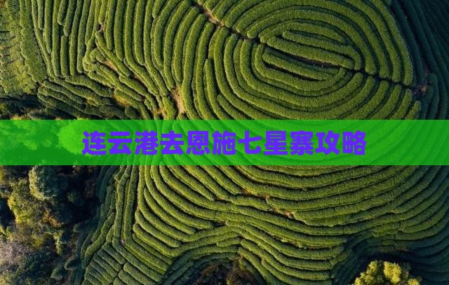 连云港去恩施七星寨攻略
