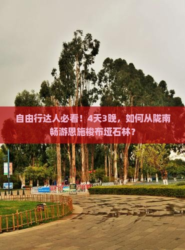 陇南到恩施梭布垭石林四日游