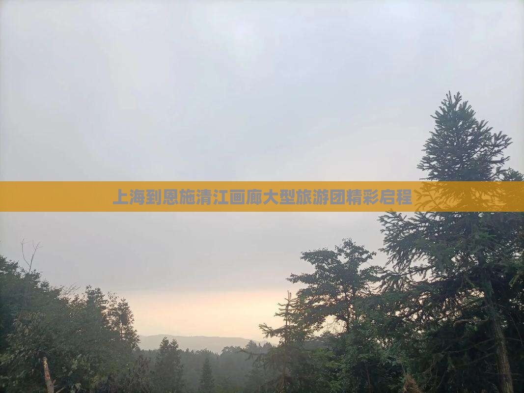 上海到恩施清江画廊大型旅游团