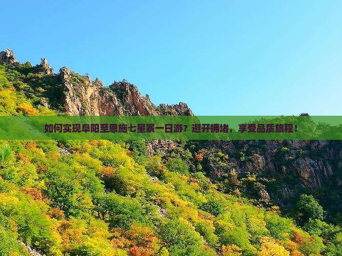 阜阳到恩施七星寨一日